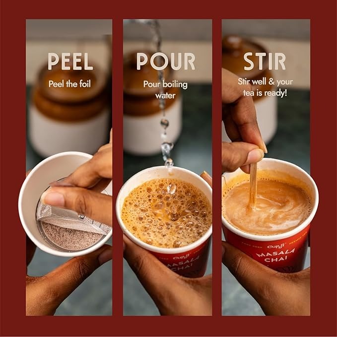 Cup-Ji Instant Masala Chai & Cappuccino Combo