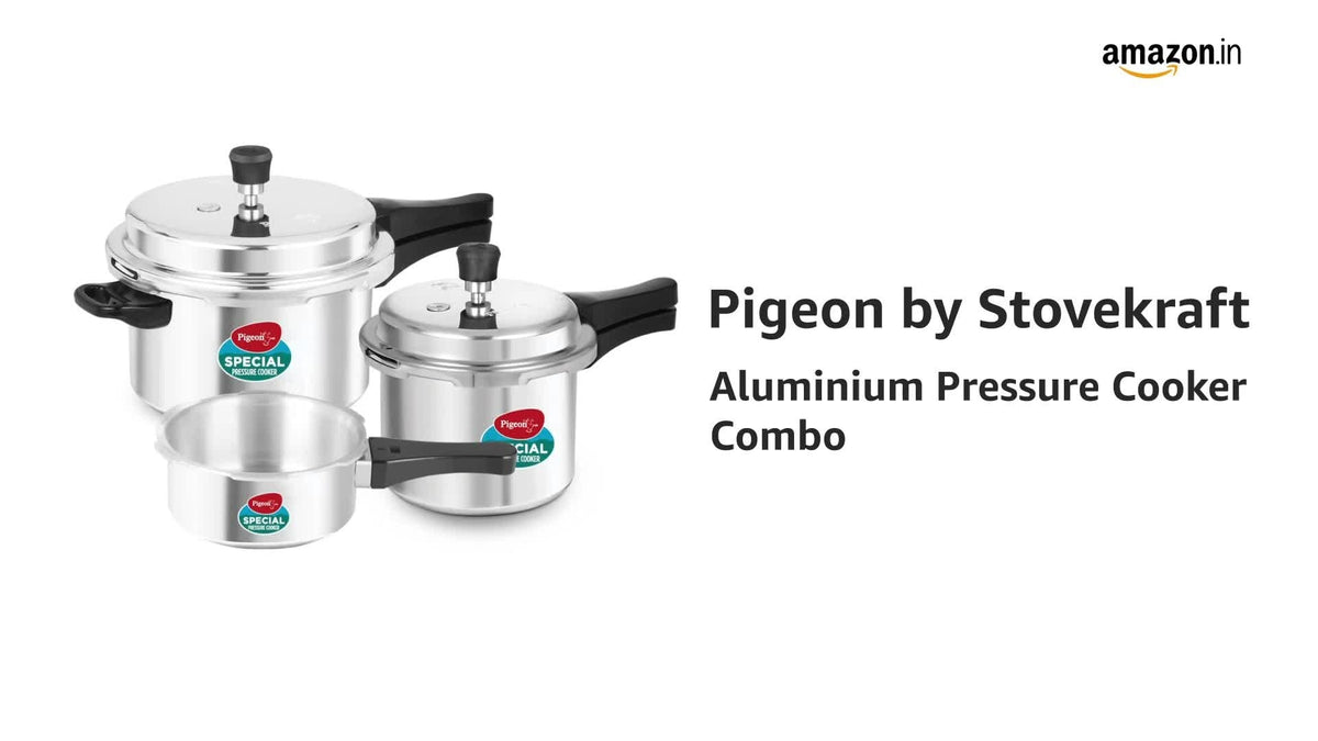 Pigeon By Stovekraft Special Aluminium Pressure Cooker Combo