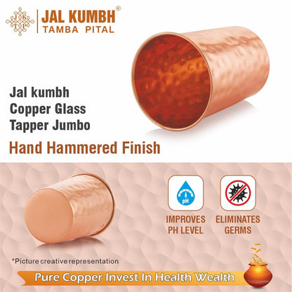 Tosaa Jalkumbh Copper Glass Tapper HHU