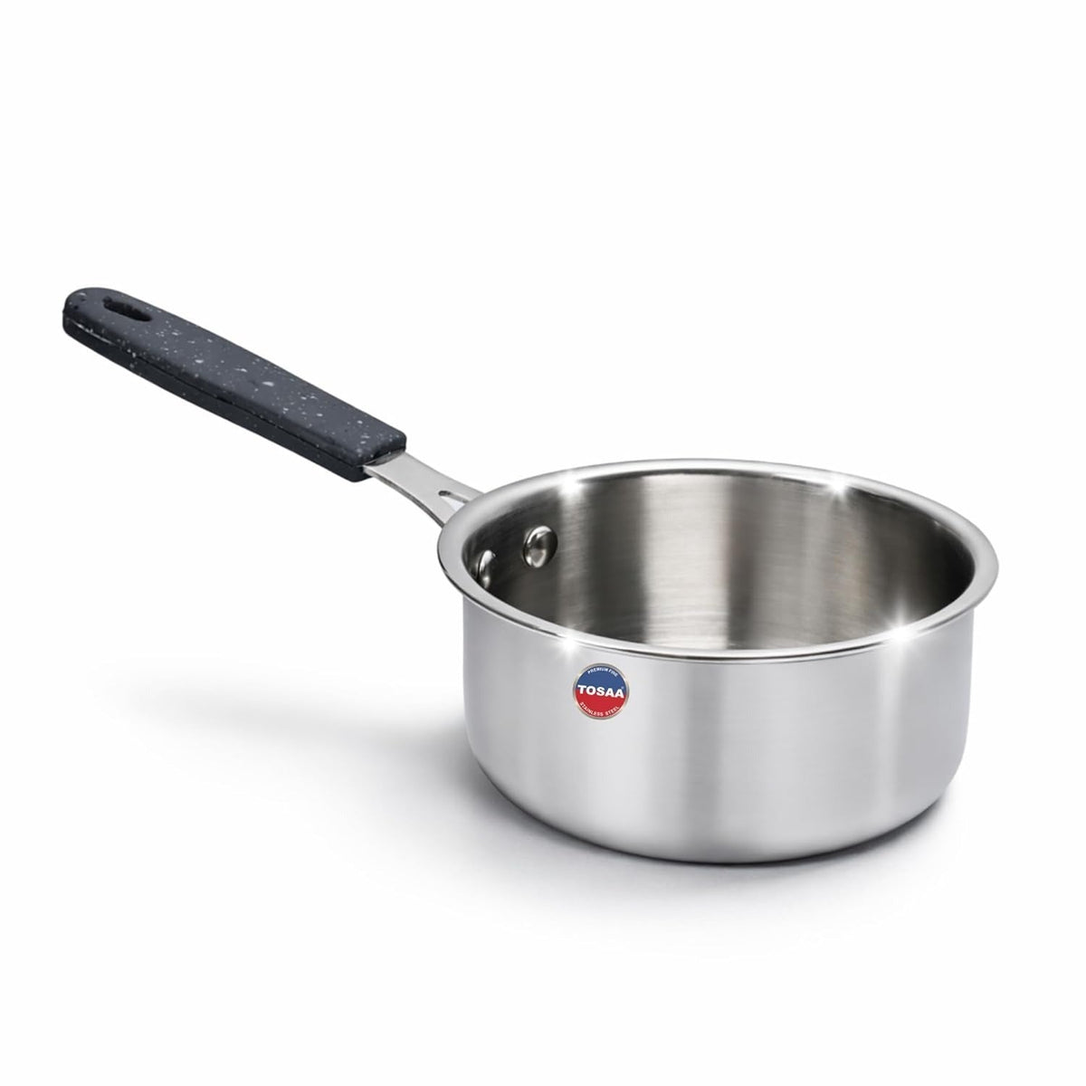 Tosaa Triply Mini Sauce Pan 3-Layer Base for Even Heating Milk Water Tea Pan 1 Cup