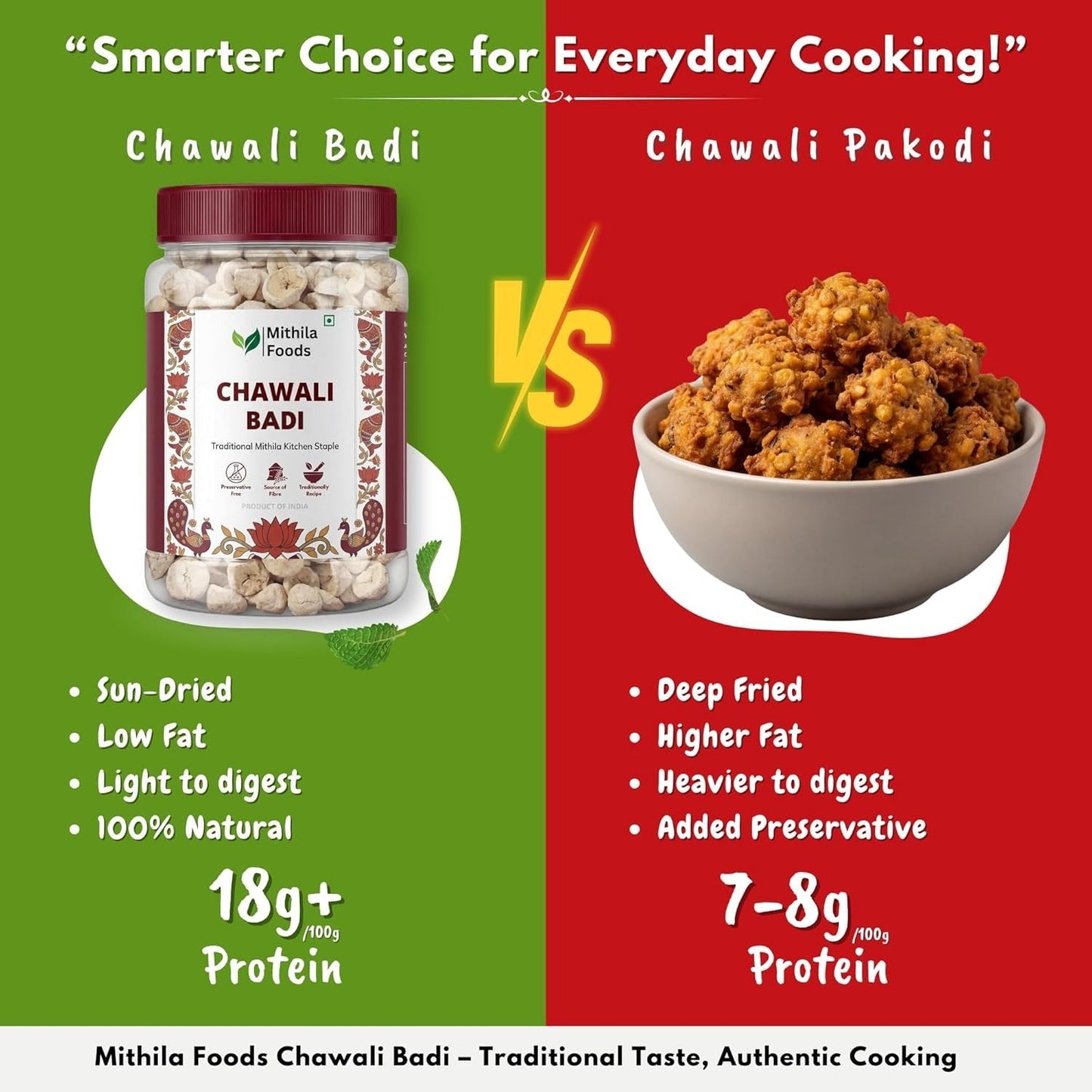 Mithila Foods Chawli/Lobia Badi