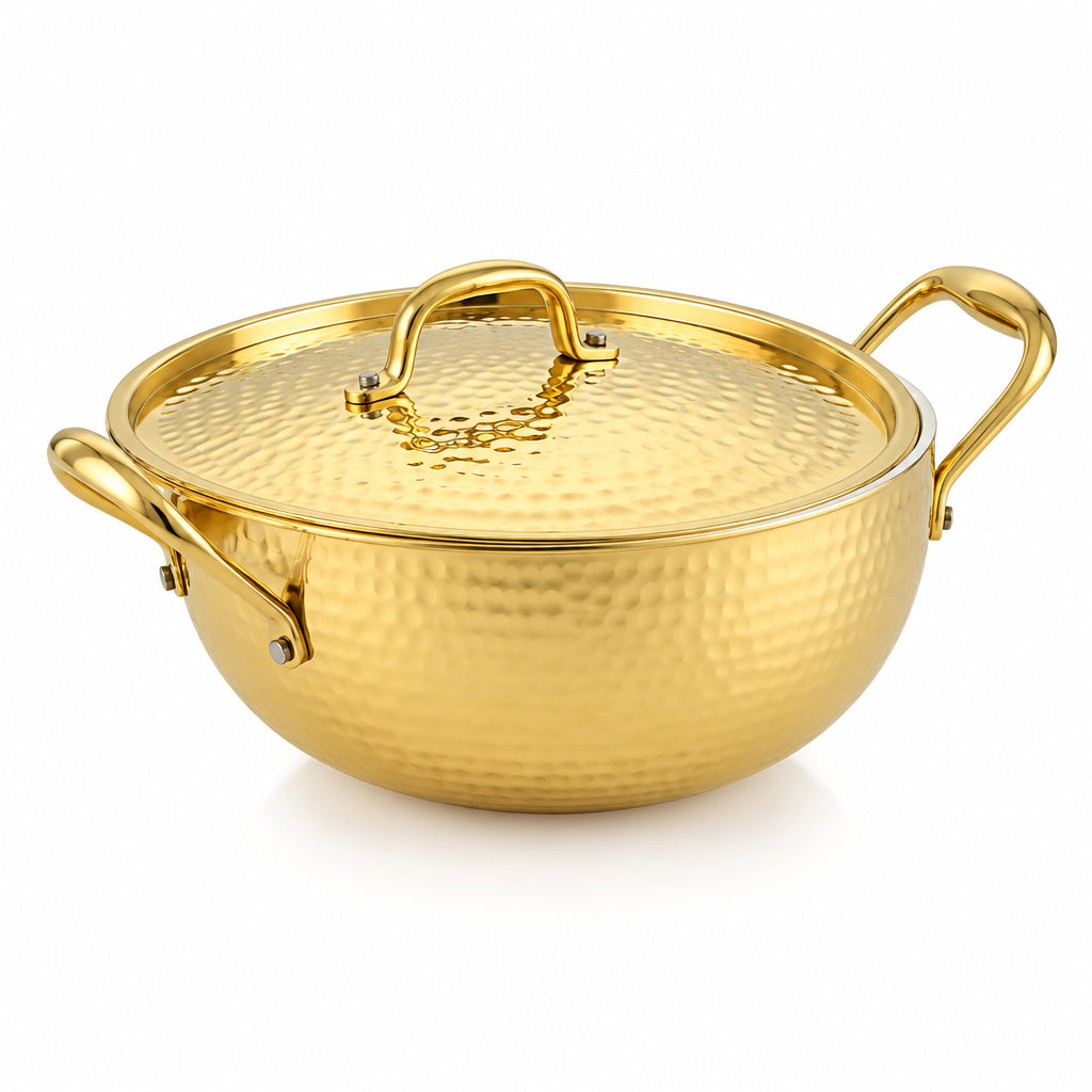 Tosaa Jalkumbh Brass Kadai Lid - 24 CM (2550 ML)