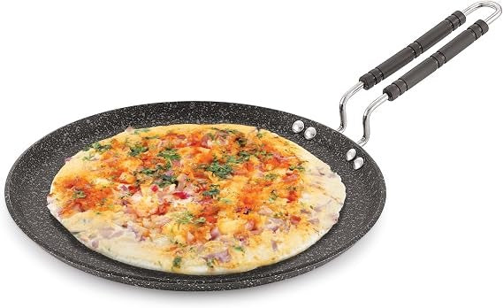 Tosaa Flat Tawa Roti Tawa Dosa Tawa Classic Range Non-Stick Cookware 28.5cm