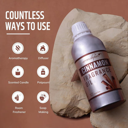 Aromahpure Cinnamon Fragrance Oil - 500 ml