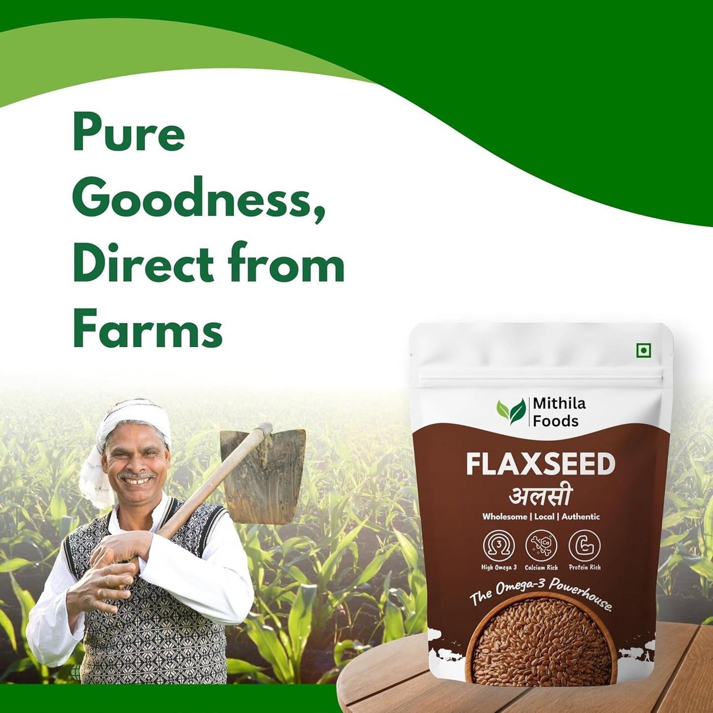 Mithila Foods Premium Flax Seeds
