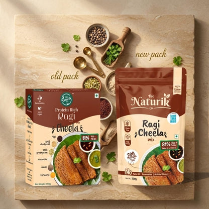The Naturik Co Ragi (Millets) Cheela Mix