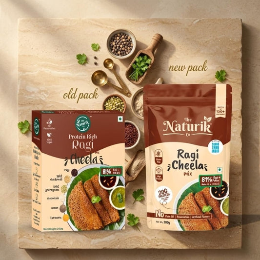 The Naturik Co Ragi (Millets) Cheela Mix