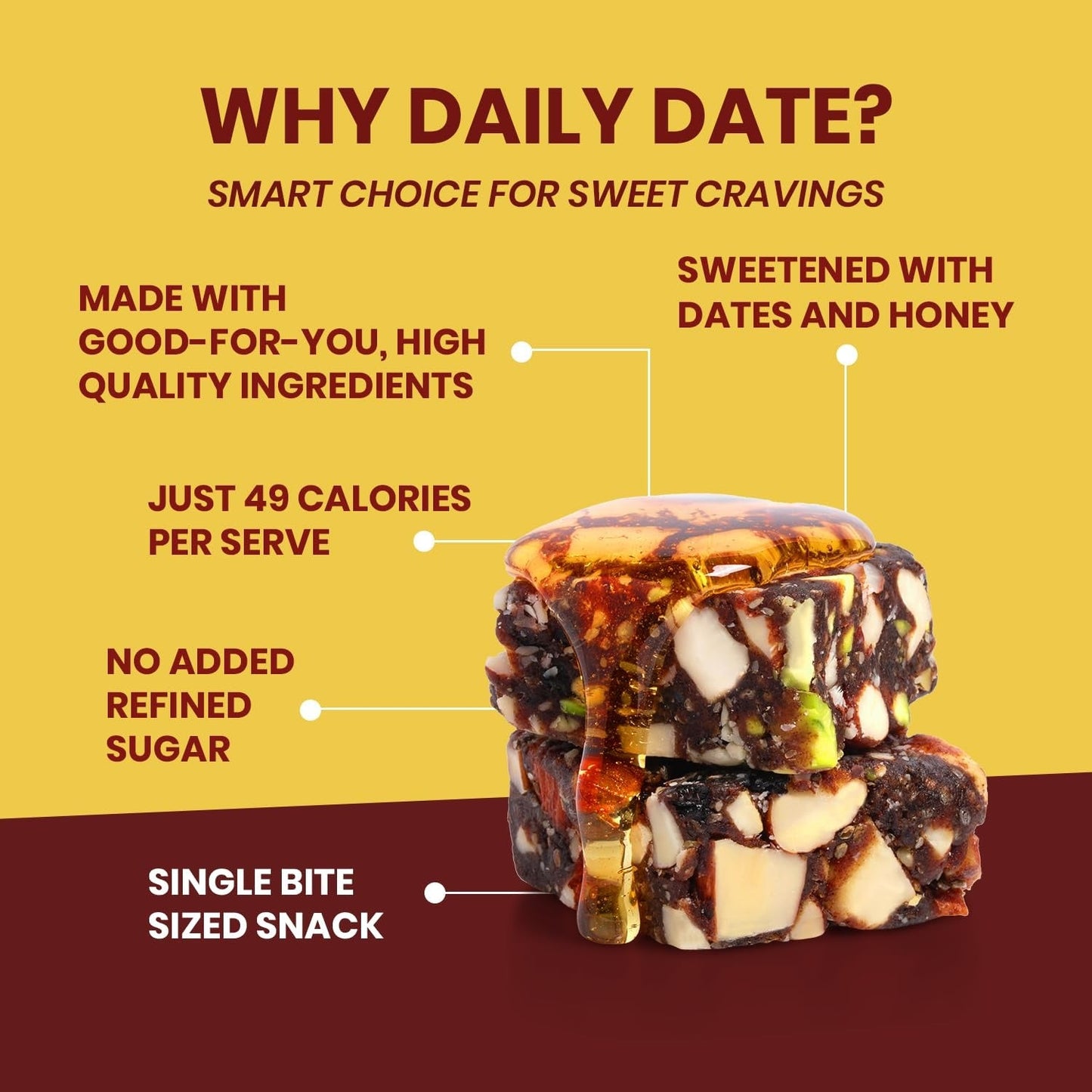Nutty Gritties Daily Date - Pack of 10(12g Each Pack)