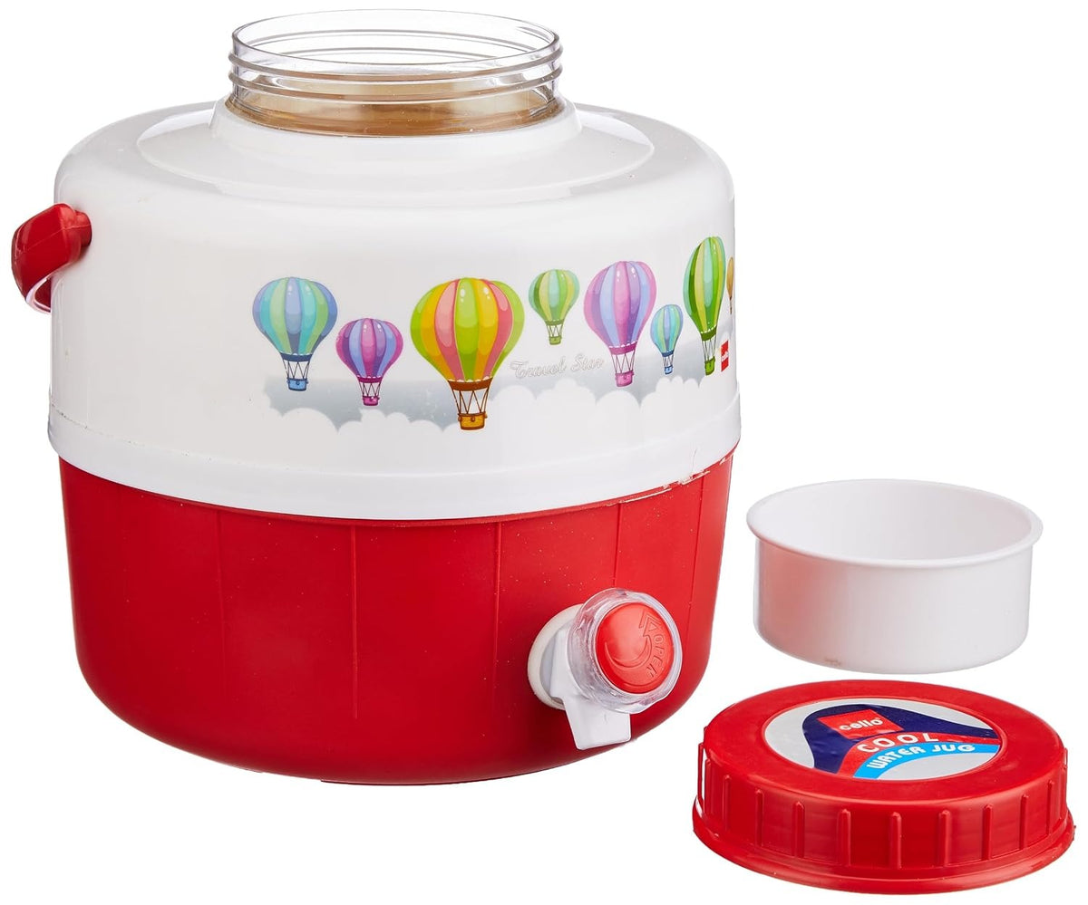 Cello Travel Star Water Jug- 5 litres (Plastic), Pack of 1