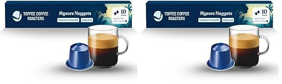 Toffee Coffee Roasters Mysore Nuggets Coffee Pods - 10 Capsules