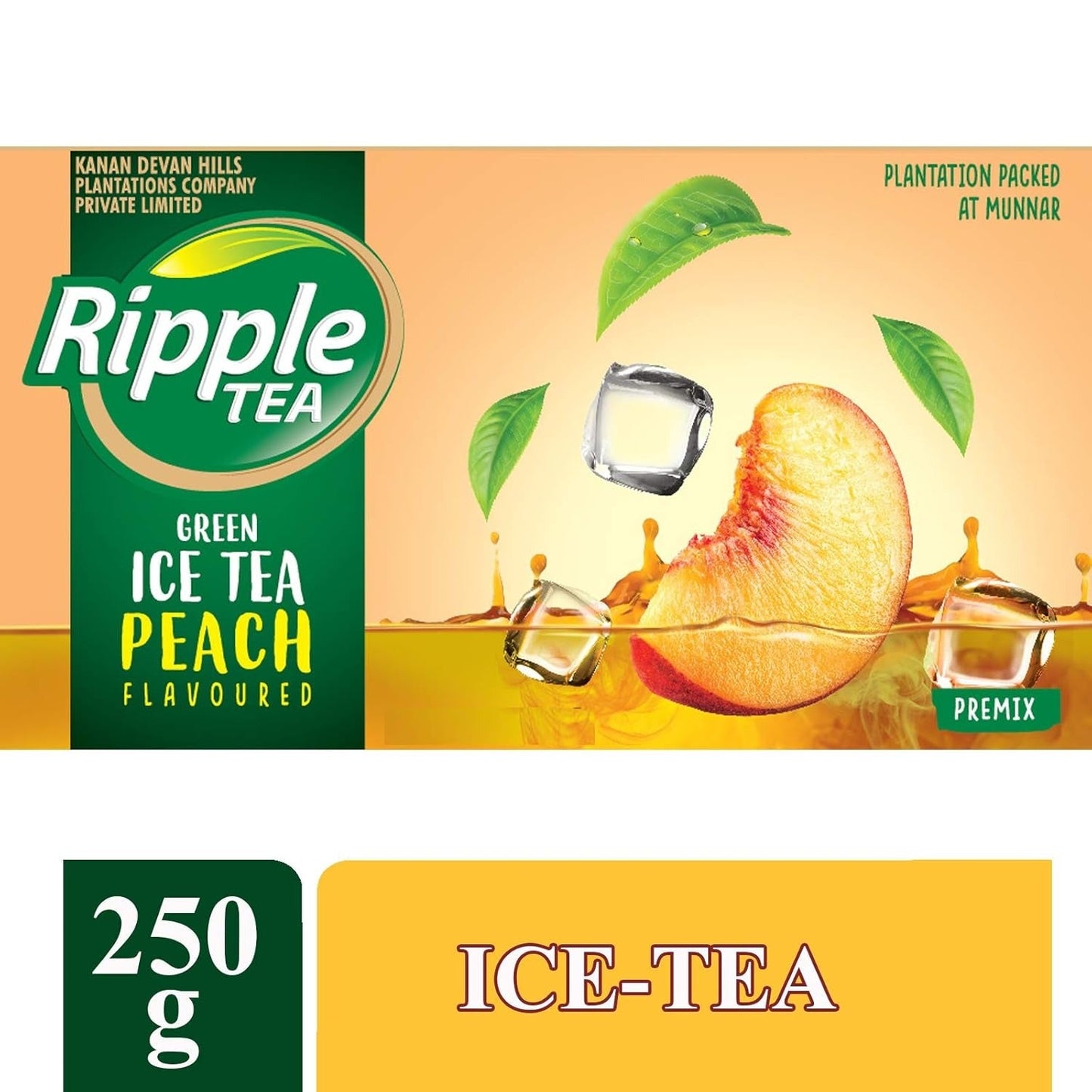 Ripple Green Ice Tea Peach Flavoured - 250gm