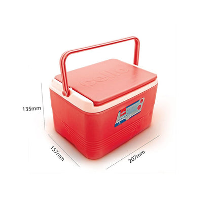 Cello Chiller Ice Box - 3 Litre, Red