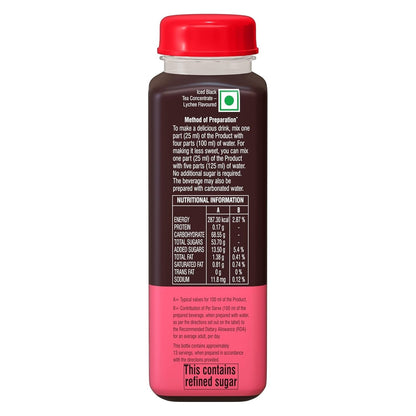 Ripple Black Ice Tea Lychee Flavoured Liquid Concentrate - 250ml