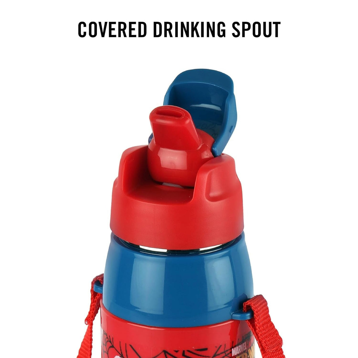 CELLO Puro Steel-X Hydra Kid 600 Inner Steel Insulated Water Bottle 520ml, Red