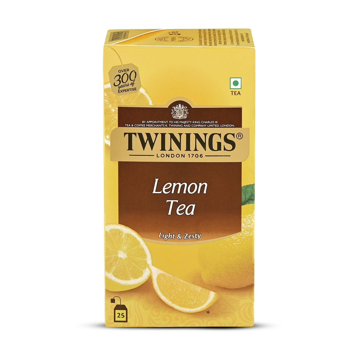 Twinings Lemon Black Tea 25 Tea Bags - 50 gms