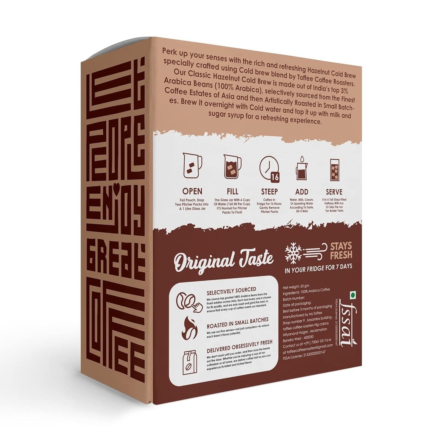 Toffee Coffee Roasters  Assorted Cold Brew Bags