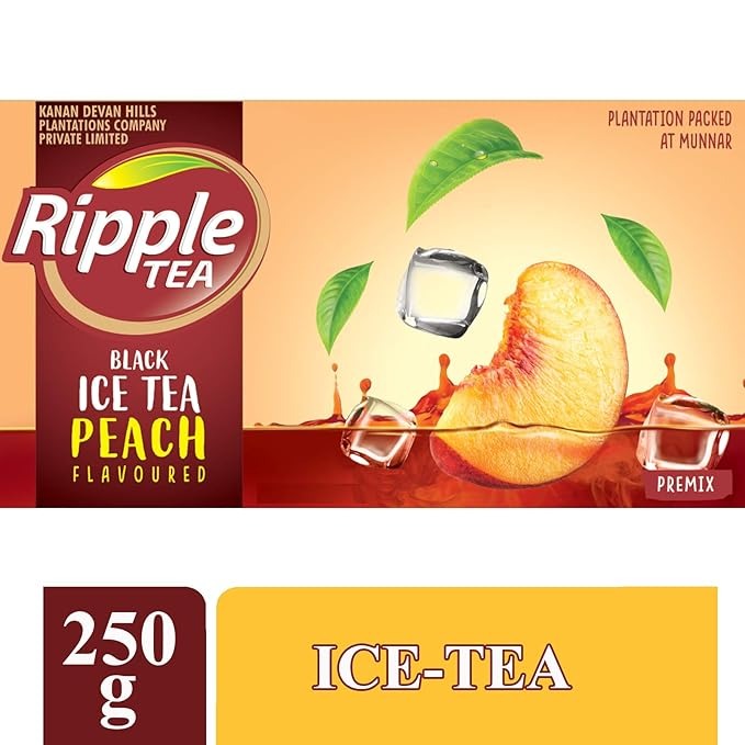 Ripple Black Ice Tea Peach Flavoured - 250gms