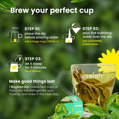 Woolah Rare Assam Green Tea With Tulsi