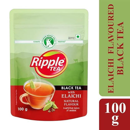 Ripple Black Tea with Natural Elaichi - 100gms