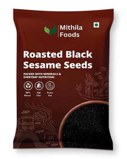 Mithila Foods Roasted Black Sesame Seeds