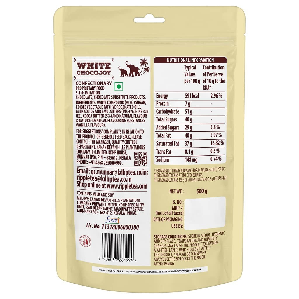 Ripple White Chocojoy - 500g