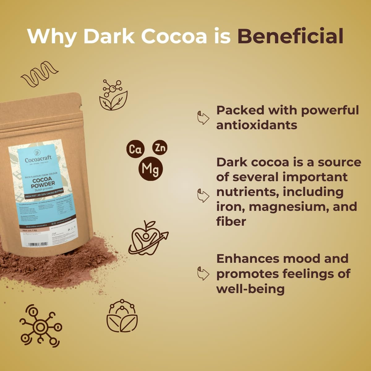 Cocoacraft Hot Cocoa Chocolate Mix - 1Kg