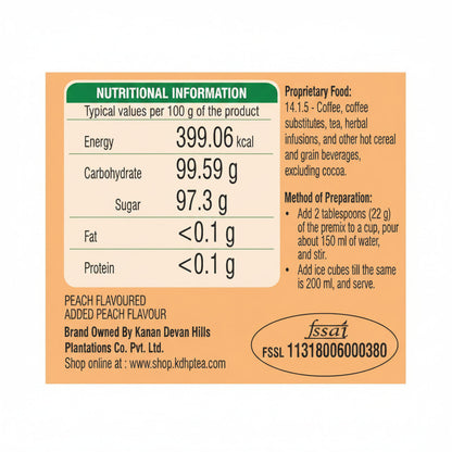Ripple Green Ice Tea Peach Flavoured - 250gm