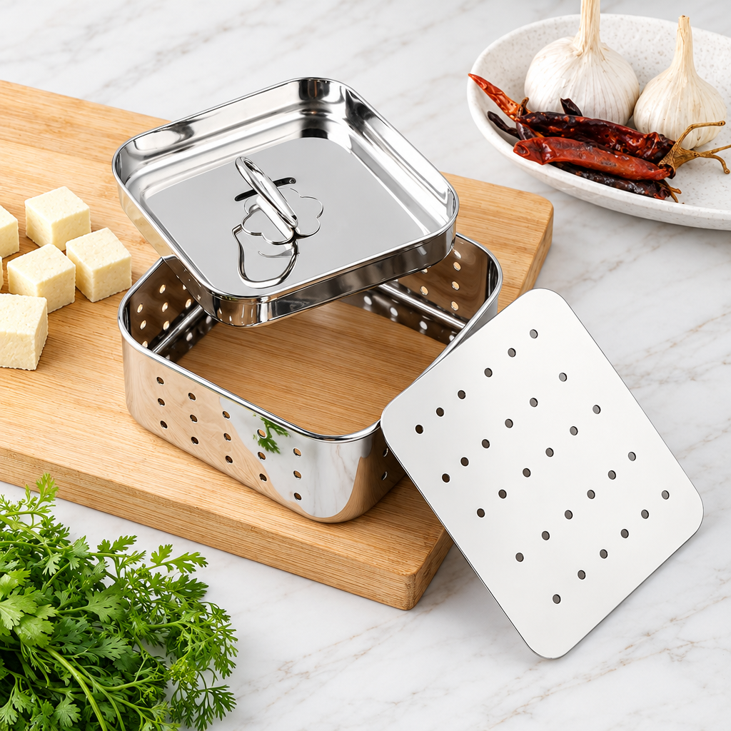 Kraft Stainless Steel Square Paneer Maker