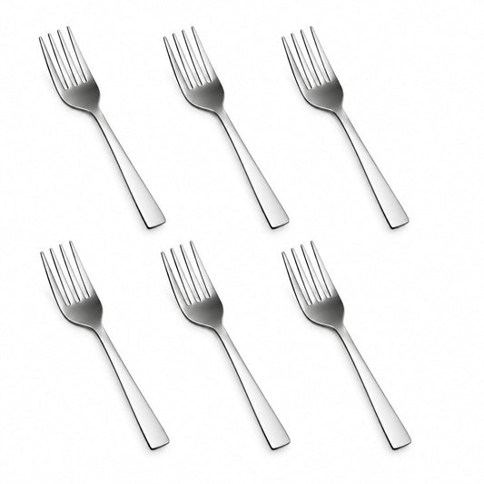 Tosaa Baby Fork Impress 16G Pack of 6 Stainless Steel