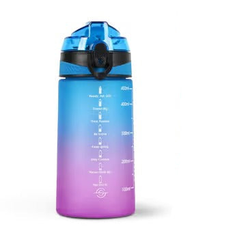 Solara Motivational Water Bottle Multicolor Fuscia 500ml (Free Size)