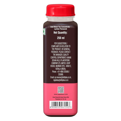 Ripple Black Ice Tea Lychee Flavoured Liquid Concentrate - 250ml