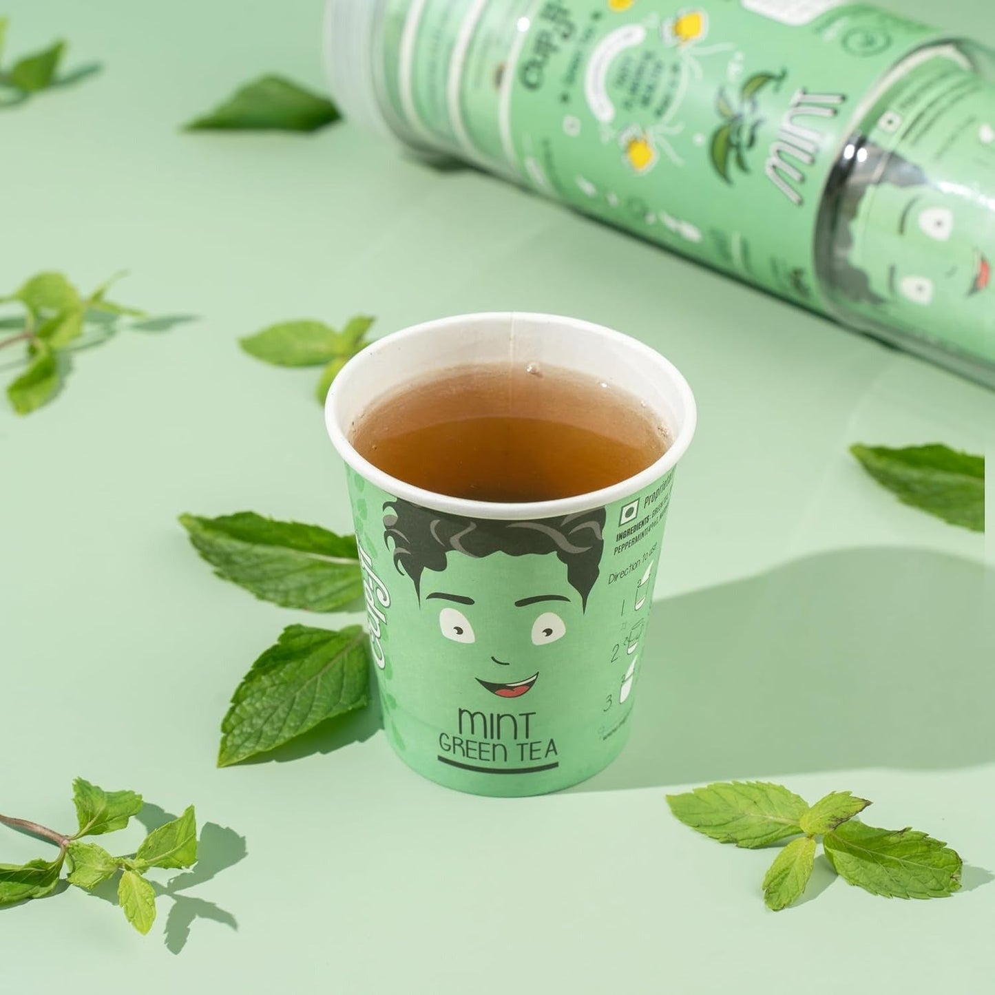 Cup-ji Ready to Sip Mint Green Tea