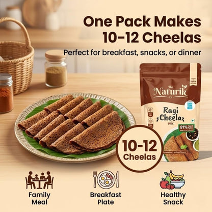 The Naturik Co Ragi (Millets) Cheela Mix