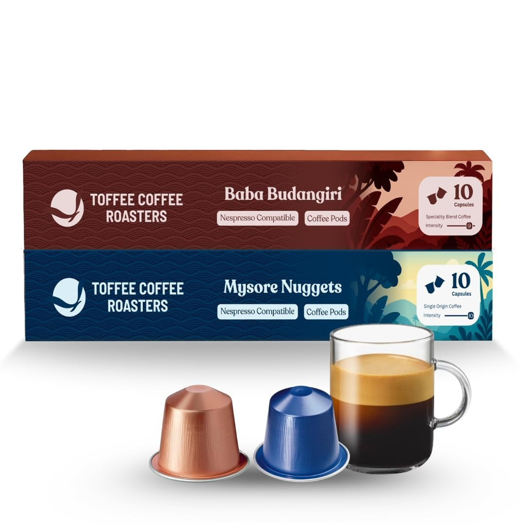 Toffee Coffee Roasters Variety Pack Coffee Pods Aluminium Coffee Capsules