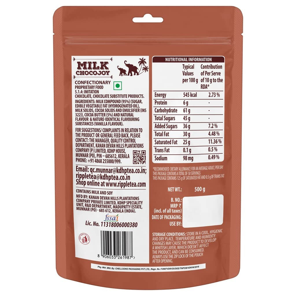 Ripple Milk Chocojoy - 500 gm