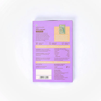 Cocoacraft 33% White Chocolate Couverture White Chocolate Baking Bar