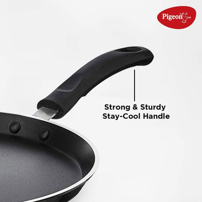 Pigeon Special Non Induction Base Aluminium Non Stick Flat Tawa, 270mm