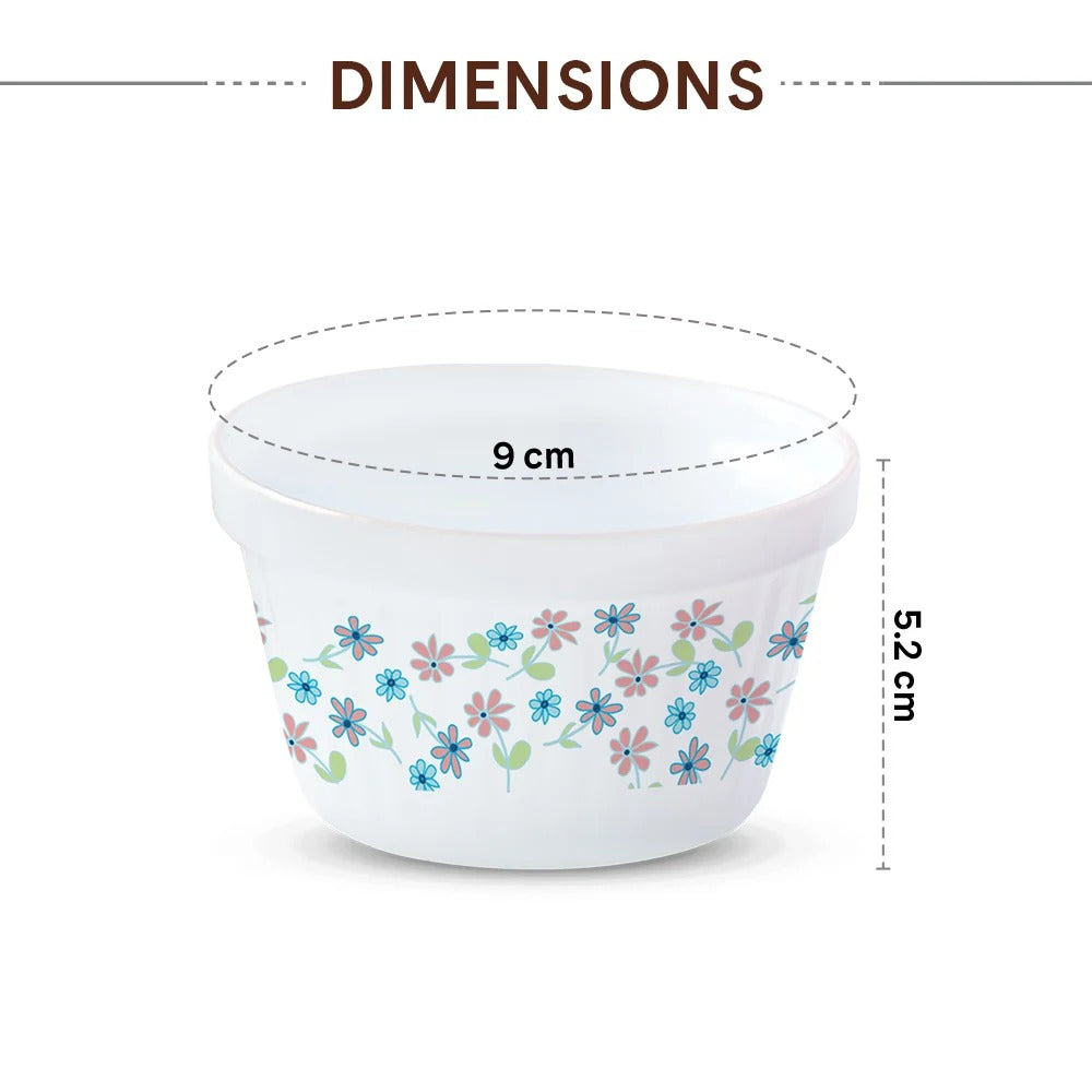 Borosil Larah Opalware Jubilee Ice Cream Bowl Set