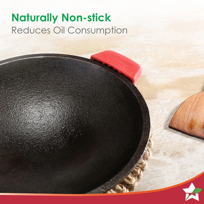 Wonderchef Forza Cast Iron Appachetty 20cm Naturally Non-Stick