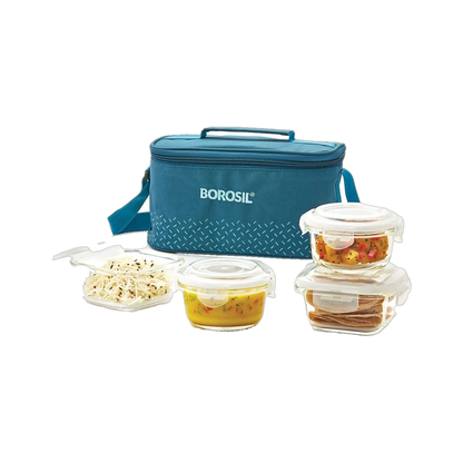 Borosil Alora Lunch Bag Set of 4