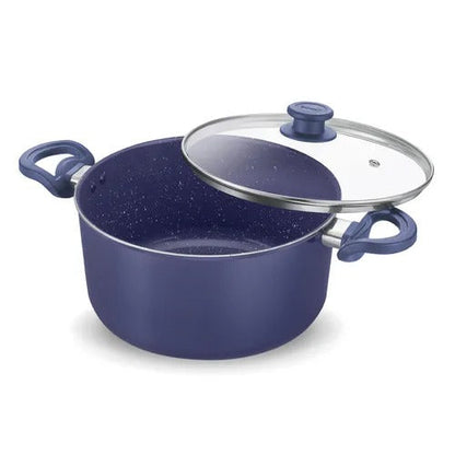 Prestige CeraGlide Ceramic Non-Stick Aluminium Casserole 20cm 2.8L with Glass Lid