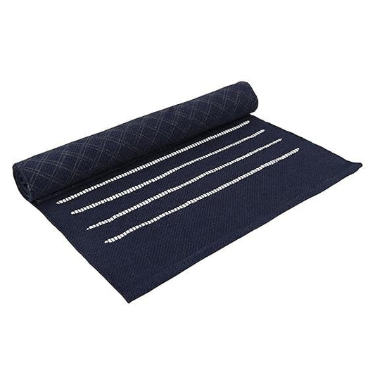Atvi Fit Pure Cotton Anti Skid  Machine Wash Yoga Mat 73inches x 24inches 5mm thickness