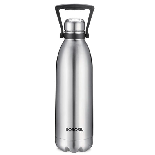 Borosil Hydra Thermoflask Steel Water Bottle Bolt 1.8L