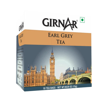 Girnar Earl Grey Black Tea - 10 Tea Bags