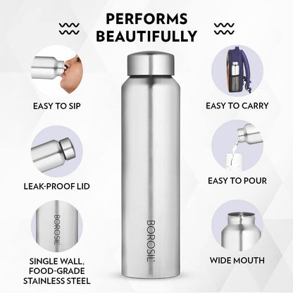 Borosil AquaSlim Bottle