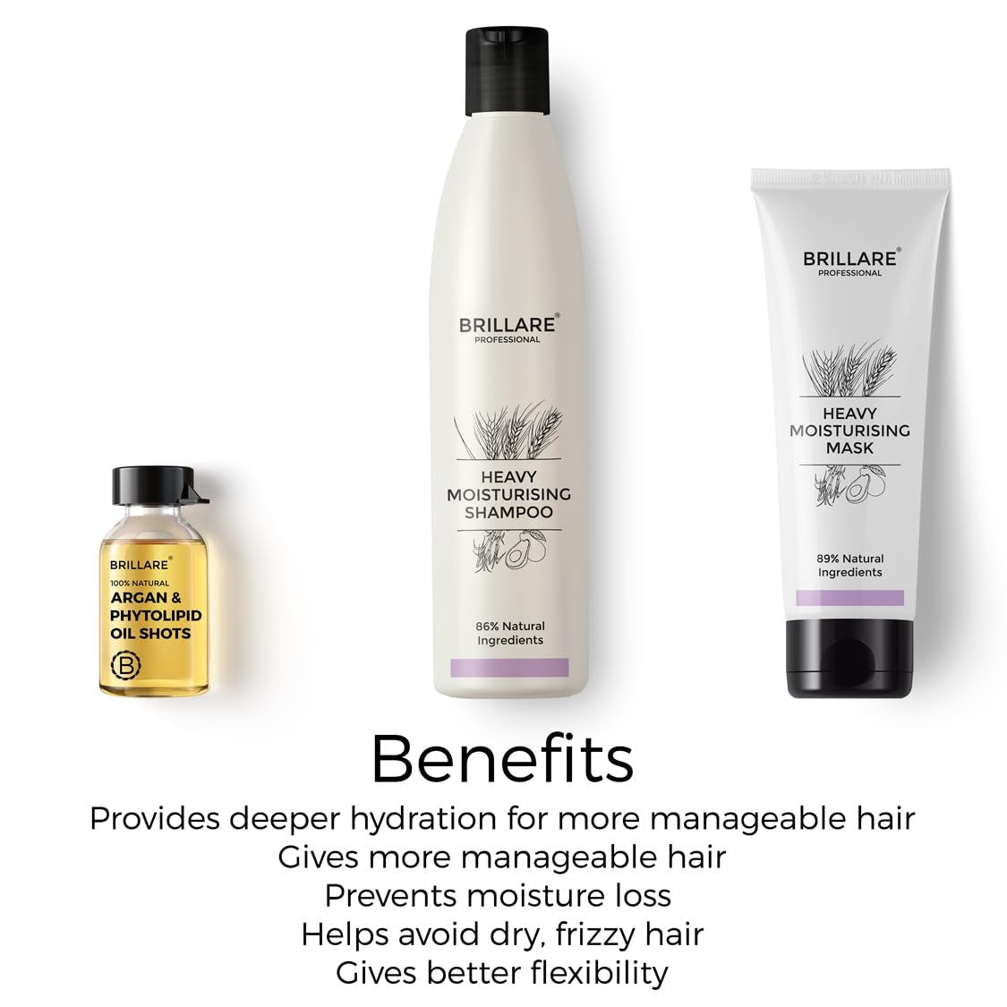 Brillare Professional Heavy Moisturising Treatment Combo