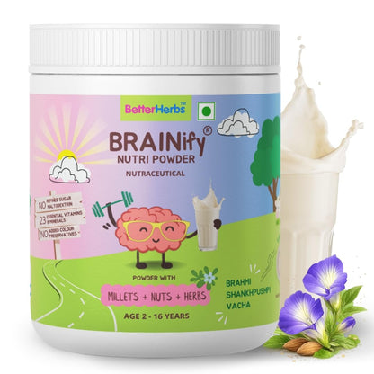 Better Herbs Brainify Vanilla Nutrition Drink Powder