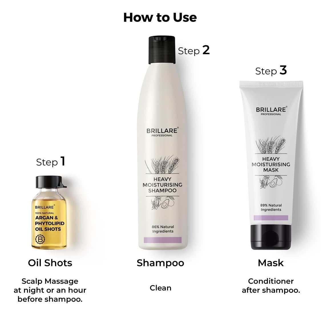 Brillare Professional Heavy Moisturising Treatment Combo