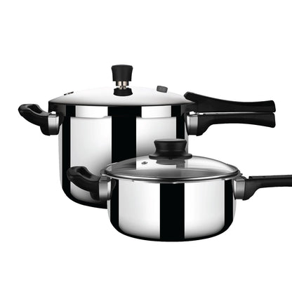 Stahl Cooker Duo Pressure Cooker Set 3L + 5L