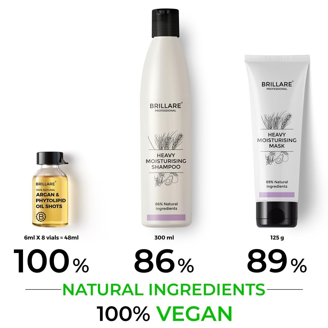 Brillare Professional Heavy Moisturising Treatment Combo